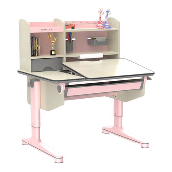 Xingbo elizabeth children's learning desk and chair modern simple primary school student home liftable desk and chair desk pink elizabeth 1 meter