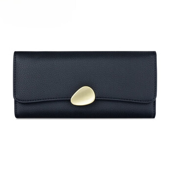 Woodpecker (tucano) spring new leather long wallet for women 2024 new niche design large capacity hand holding change dark black