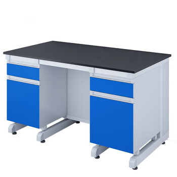 Qinfen laboratory bench steel wood side console laboratory workbench 1500*750*800mm laboratory test table qf43