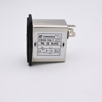 Ys yunsanda power filter cw2b-10a-t red small switch single-phase 220v three-in-one socket type cw2b series 2 prices