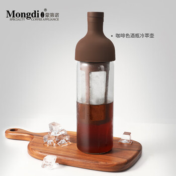 Mongdio cold brew pot wine bottle cold brew cup cold brew coffee pot cold brew pot coffee color 1000ml