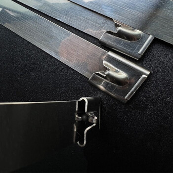 Stainless steel tie thickening 16mm metal tightener 16*500 widening, lengthening and thickening 304 material supports customization 304 width 16mm length 40cm 50 strips