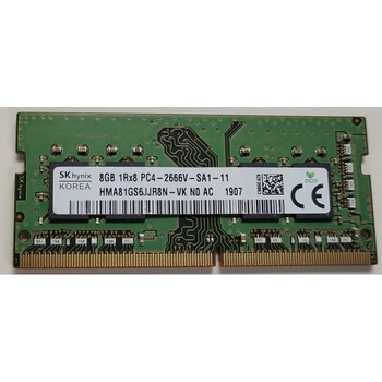 Skhynix 8gb 1rx8 pc4 2666v notebook memory hma81gs6jjr8n-vk military green 66mhz