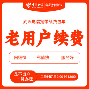 China telecom wuhan telecom broadband renewal old users telecom broadband payment fiber optic broadband renewal 360 yuan annual broadband renewal