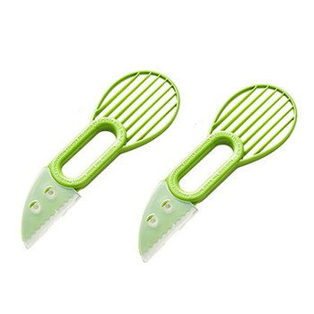 Huilu fruit splitter avocado artifact special knife avocado cutting knife fruit corer peeler fruit corer 2 pieces
