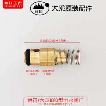 Boussac dacheng guanzhou 1010 high-pressure cleaning machine car washing machine brush car pump accessories plunger valve tight water outlet valve