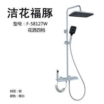 Jiehua fudan bathroom f-58127w shower with four levels