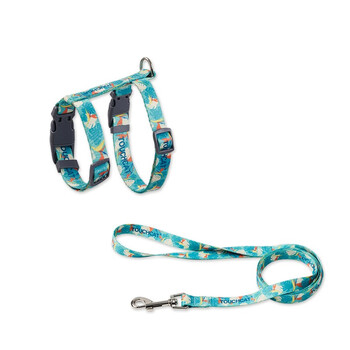 Catmatetouchcat it it cat sliding leash anti-breakaway adjustable big cat devon blue cat ragdoll kittens special coconut grove beach m size within 16 jin rope length 1.2m