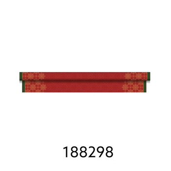 Duni german original imported disposable paper tablecloth duni waterproof and oil-proof wash-free long table european tablecloth red dot 1.18*25m/188298