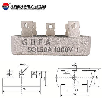 Three-phase bridge rectifier bridge stack sql50a 35a 25a 20a 15a 10a 1000v sql5010 sql50a