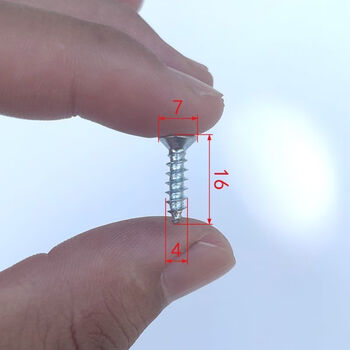 Vinoa extended 1022a cross self-tapping screw self-drilling nail door curtain installation m4m5 woodworking screw self-tapping screw m4x16mm 10 pcs