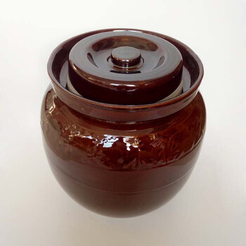 Small pickle jar, pickle jar, household ceramic pickle jar, thickened pickle jar, earthenware jar, pickle jar, pickled egg jar, pickle jar, no. 1 jar