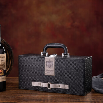 Duanchen red wine packaging gift box red wine packaging gift box wine double 2-bottle portable wine box single gift red wine single red wine box delivery wine set