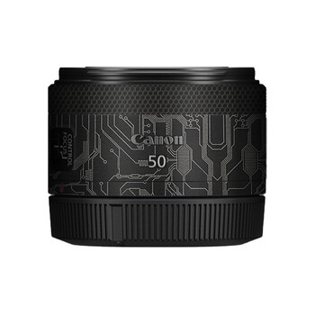 Meibentang is suitable for rf50f1.8 lens protective film rf16f2.8 full package of 50 1.8 stickers circuit dark gold rf50f1.8\16f2.8