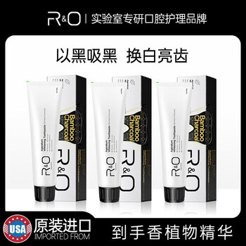 R&o imported from the united states ro toothpaste same day delivery ro binchotan clean toothpaste imported from the united states 3 pack