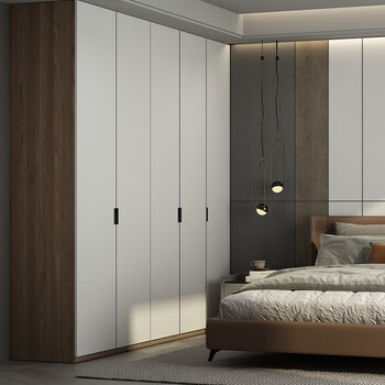 Kuka whole house customized wardrobe integrated cloakroom swing door large wardrobe light luxury bedroom wardrobe furniture customized industrial style customized intention money please contact customer service for details