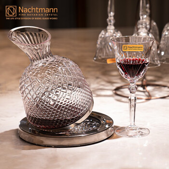 Nachtmann nachtmann german imported crystal glass red wine glass european wine glass rotating decanter set pallas red wine glass 6 pieces + domestic rotating decanter