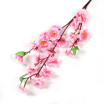 Floral confidant simulated peach blossom branches living room shopping mall floor display peach blossom tree fake tree decoration flower arrangement plum blossom artificial flower peach branch simulated peach blossom branch 65cm pink single 1 branch