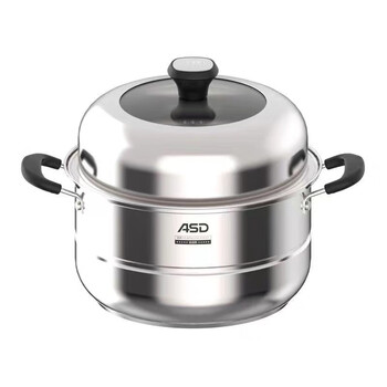 Aisda steamer shopping mall's same authentic steaming easy-to-take two-layer steamer zs26c5j/zs28c5j/zs32c5j zs26c5j 2 layers 26cm