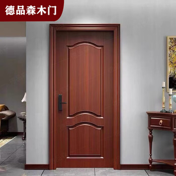 Log bedroom door rubber wood solid wood door bedroom door set door room door interior door pure solid wood log door regular style a
