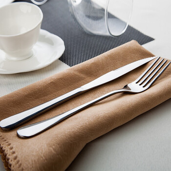 Durable knife and fork set stainless steel steak knife and fork western tableware western food knife and fork spoon fork tip (tip + fork) steak cutting