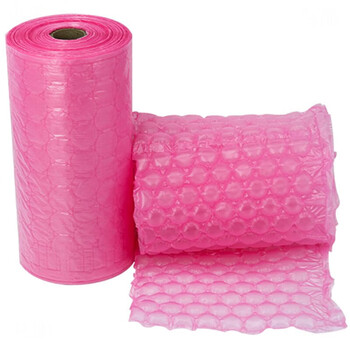 Bubble film gourd film inflated large and small bubble gourd anti-fall bubble paper express foam bubble pad anti-collision foam bubble bag new pink medium bubble 34*24cm 40 pieces