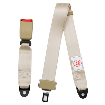 Ogood a068 two-point safety belt manual two-point amusement equipment maintenance safety belt hangzhou engineering vehicle emergency braking belt side insert luxury beige