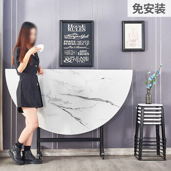 Broly large round table folding round table folding dining table foldable mobile dining table home telescopic dining table 8/10/12/15/18/20 people round dining table hotel 2.0m table + 1.4m tempered glass turntable