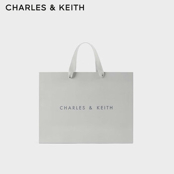 Charles&keith single shot without delivery gift bag ck1-00000000 small white s