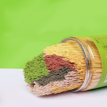 Yoshida hisamori children's vegetable noodles colorful thin noodles baby nutritional breakfast mixed fruit and vegetable noodles food canned colorful noodles extra fine 500g*1 bag