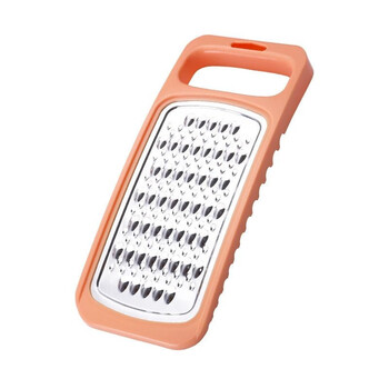 Hongzhengying stainless steel multi-purpose vegetable cutter household radish grater creative kitchen grater potato shreds double-sided style (double-sided grater orange)