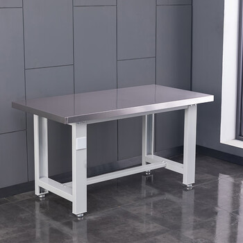Shangliuxin heavy-duty workbench stainless steel table 1.8m single table factory workshop operation bench fitter assembly bench