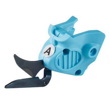 Shantou lincun cloth cutting electric scissors wbt electric scissors for cutting leather trimming leather luggage clothing curtain factory separate blue a blade