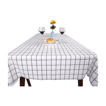 Zhongsheng aijia disposable stone plastic tablecloth hotel catering chain food stall lobster home outdoor picnic tablecloth waterproof and oil-proof black and white checkered experience pack 120x180cm (1 picture)
