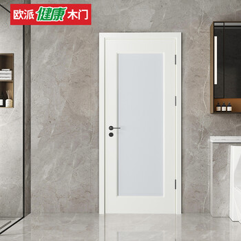 Opai (oupai) opai wooden door paint-free composite silent door interior door bathroom door set door opma-2001bjlj ivory white