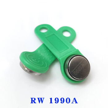 Gjxbptm card ib card electronic key ibutton smart card 90d information button tm card rw1990tm rw1990a readable and writable/green