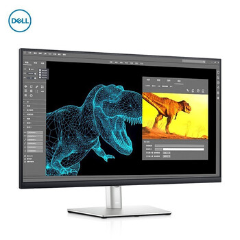 Dell dell p2425 p2723d p2723qe monitor commercial office design computer screen national bank official transfer p3221d 31.5-inch 2k screen dp line 99% new