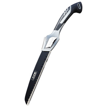 Tree saw hand saw woodworking fast folding saw wood artifact logging knife saw small 400mm sk5 high speed steel 3-sided precision grinding teeth + laser quenching +