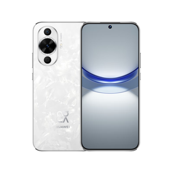 99% new huawei nova 12 active version 6.88mm ultra-thin trendy straight screen front 60 million super wide angle 256gb glacier white hongmeng smartphone android quality inspection report available