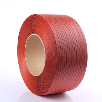 Packing machine fully automatic strapping manufacturer 5mm rolled pp plastic for 6000 meters opaque red 0.9 wide 0.8 thick 4000 meters