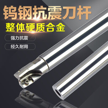 Customized tungsten steel shock-resistant cnc overall alloy shock-proof replaceable locking high-precision and powerful extended milling cutter shank 12-100-m6