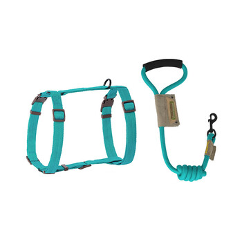 Touchdog i-shaped harness dog leash dog leash dog leash explosion-proof medium and large dog walking leash dog leash dog leash green m size recommended 10-20 pounds