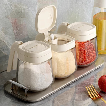 Youqin seasoning jar salt jar seasoning box kitchen household high-end seasoning jar sealed sugar jar set combination storage