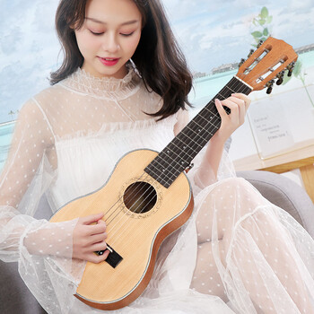 Minsine 28-inch small guitar beginner 6-string small guitar universal for boys and girls spruce mahogany core