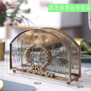 Pickup cat disposable placemat european color printed folding disposable napkin tissue holder western restaurant baking party cloth retro semi-circle tissue holder