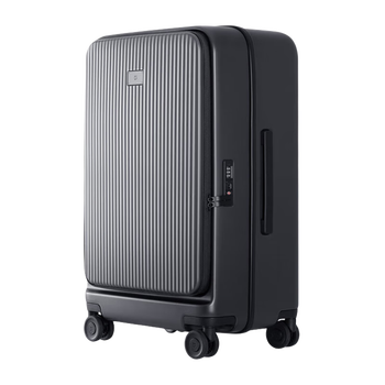 95% new mijia xiaomi suitcase 24-inch trolley case large capacity suitcase side opening lid password box men and women leather suitcase carbon black