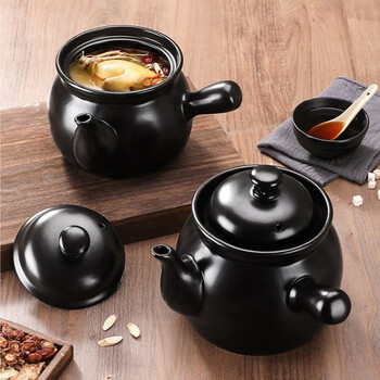 Winterpalace boiled medicine casserole old-fashioned boiled traditional chinese medicine pot household ceramic decoction pot casserole medicine jar gas stove special boiled medicine 400g 4l
