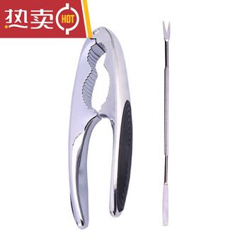 304 stainless steel thickened walnut machine whole hazelnut peeling pliers black peach clamp nut hazelnut luxury model
