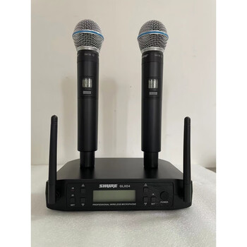 Shureshureglxd4 one-to-two wireless microphone stage fm ktv conference performance microphone glxd4