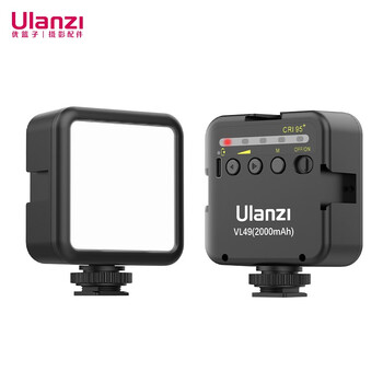 Ulanzi ulanzi vl49 fill light live broadcast mini led mobile phone camera soft light slr camera hot shoe accessories photography light indoor portable handheld light